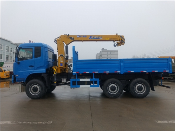 出口六驅隨車吊/隨車起重運輸車